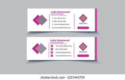 Corporate Email Signature Tamplate Design