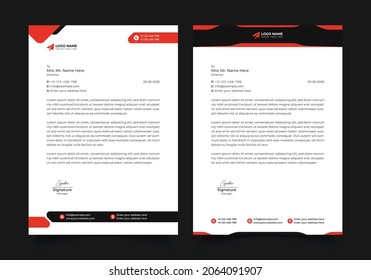 Corporate Email Signature Template Design. With Two Types Of Different Designs And Vector illustrations. And One Colors Variations