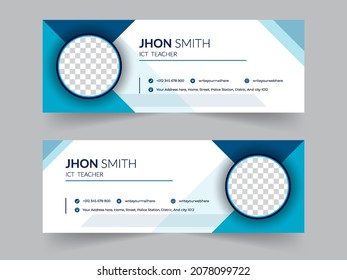 Corporate Email Signature Template Design, Creative Email Signature, Email Template, Signature Template Design, Signature Design, Email Sign,
Web Media Banner, Social Media Template, Banner, Poster.