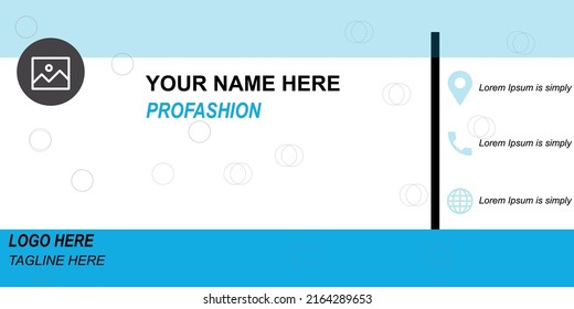 Corporate E-mail Signature Template Design