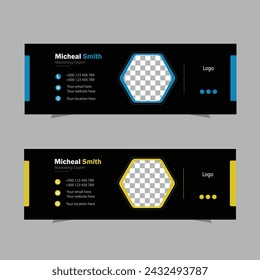 corporate email signature, email signature template, email signature design, 