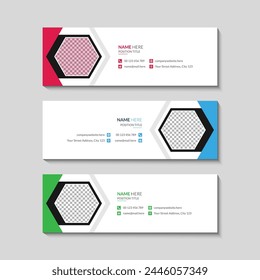 corporate email signature template design