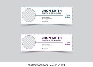 Corporate Email Signature Template Design