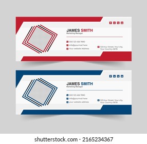 Corporate Email Signature Template Vector Mailing Email Signature Collection Business Email Signatures Design evelopment If Your Business Promotion