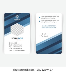 Corporate Employee ID Card Template