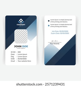 Corporate Employee ID Card Template