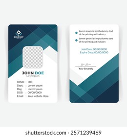 Corporate Employee ID Card Template