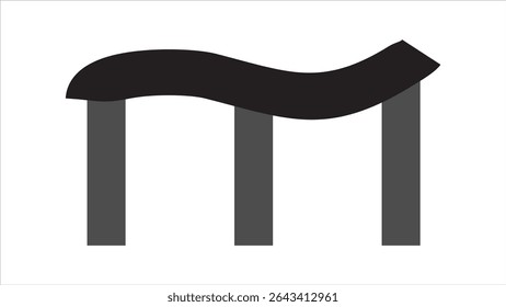 Corporate entry arch artwork Vector
