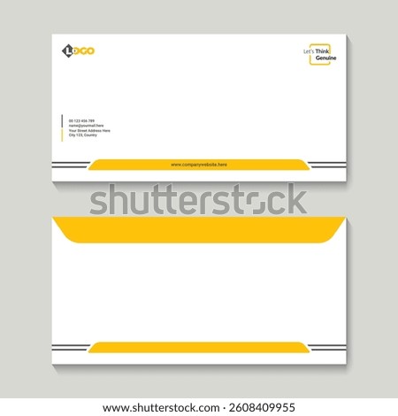 A Corporate Envelope Design Template