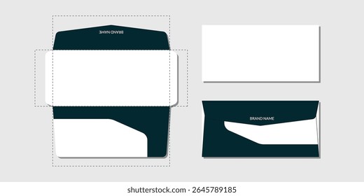corporate envelope design template for branding