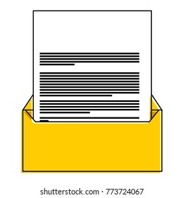 corporate envelope and document letter stationery blank