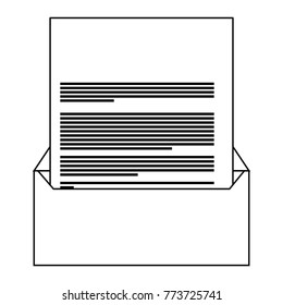 corporate envelope and document letter stationery blank