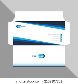 Corporate envelope template or new envelope design