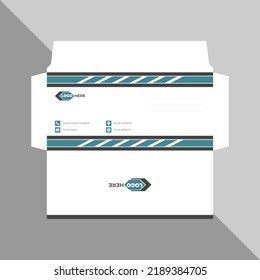 Corporate envelope template or new envelope design