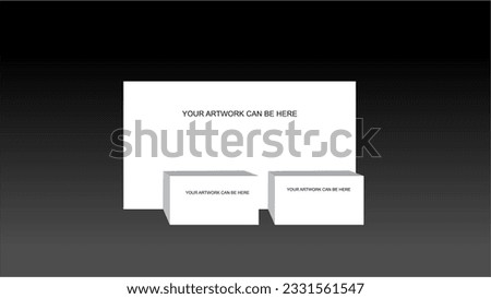 Corporate event registration mockup - Vector