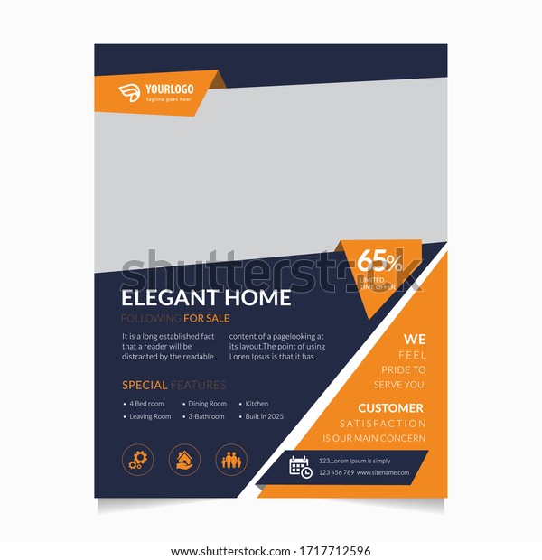 Corporate Executive Flyer poster pamphlet brochure cover design layout