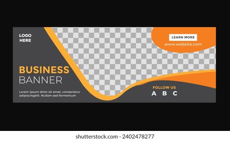 Corporate facebook banner template. corporate business digital agency cover. social media facebook cover banner template. web banner. facebook cover. facebook ads.