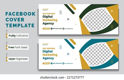 Corporate Facebook Cover Design Template