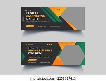 corporate facebook cover design template