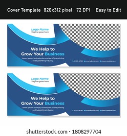 Corporate facebook cover template design