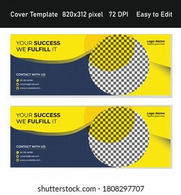 Corporate facebook cover template design