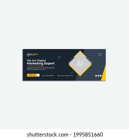 Corporate Facebook Cover template Design