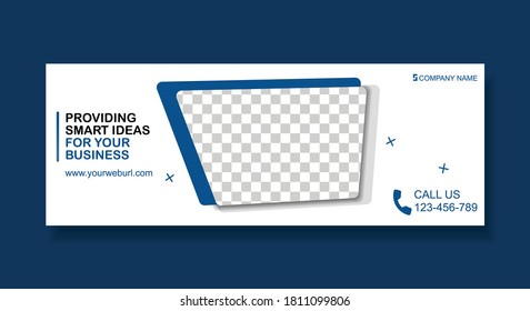 Corporate Facebook promotional cover,Instagram banner,web banner vector template