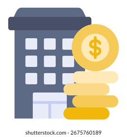 Elemento de icono de finanzas Corporativas para diseño
