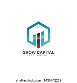 Corporate Financial Logo Vector Concept