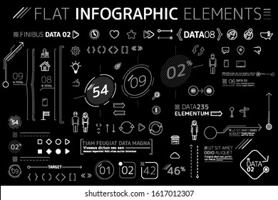 Corporate Flat Infographic Elements Collection