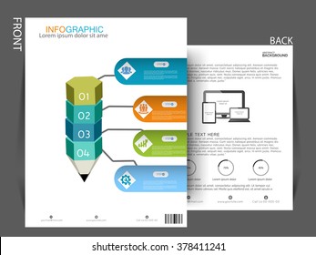 Corporate flyer, Banner, e mailer design template, Vector graphic can be use for print and publication. eps10