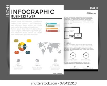 Corporate flyer, Banner, e mailer design template, Vector graphic can be use for print and publication. eps10