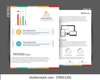 Corporate flyer, Banner, e mailer design template, Vector graphic can be use for print and publication. eps10