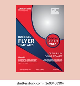 Corporate Flyer Brochure Cover Design One Page Layout Design Template In A4 Size