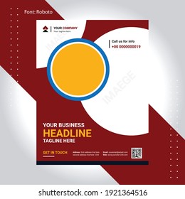 Corporate Flyer Business Template mit einzigartigem Design
