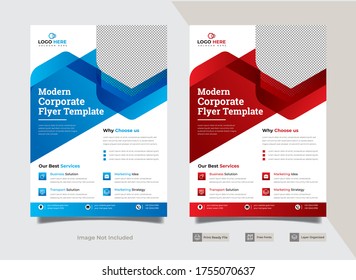 Creative Template Design für Corporate Flyer
