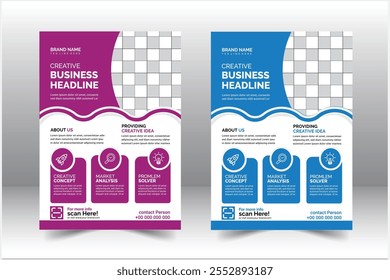 Corporate Flyer Dersign Template in A4,Magazine,Poster,BusinessPresentation,Portfolio,Flyer,Layout moderrn,Postres Colection.