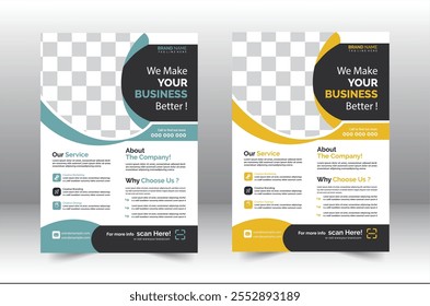 Corporate Flyer Dersign Template in A4,Magazine,Poster,BusinessPresentation,Portfolio,Flyer,Layout moderrn,Postres Colection.