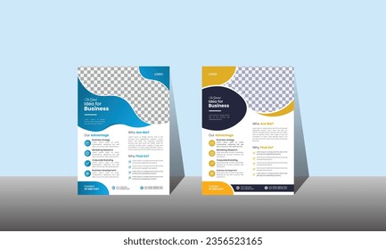 Corporate flyer design bundle template. EPs file.