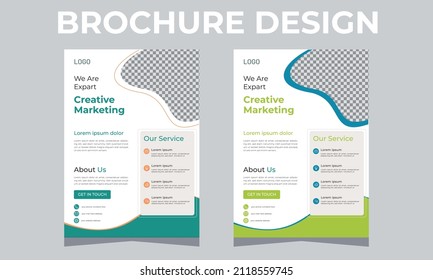 Corporate Flyer Design Business abstract vector template
