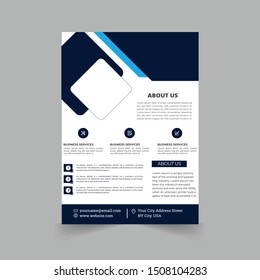 Corporate Flyer design. Business brochure template