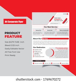 Corporate flyer design, business flyer design. eps 10 