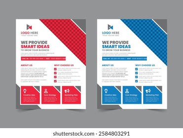 Corporate Flyer Design | CMYK | US Letter | Print Ready | 0.125 Bleed