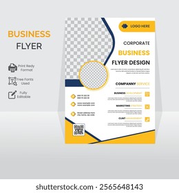 Corporate Flyer Design Free Template EPS