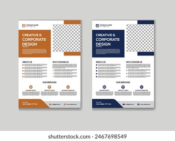 Corporate flyer design with Illustrator 02