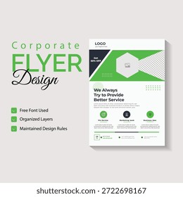 Diseño de volante Corporativa con profesional 