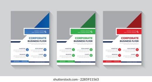 Muster für Corporate Flyer oder Muster für Flyer