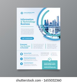 Corporate Flyer Design Template in A4. Can be adapt to Brochure, Annual Report, Magazine,Poster, Corporate Presentation, Portfolio, Banner, Website.