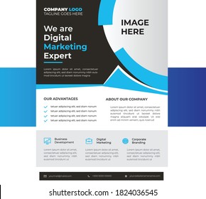 Corporate Flyer Design Template A4 Size Print Ready 