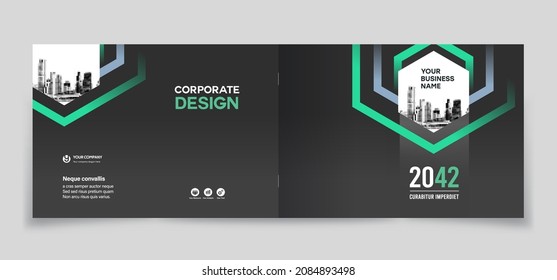 Plantilla de diseño de volante corporativo en A4. 3 Formas de color incluidas. Puede adaptarse a Brochure, Annual Report, Magazine, Poster, Corporate Presentation, Portfolio, Banner, Website.